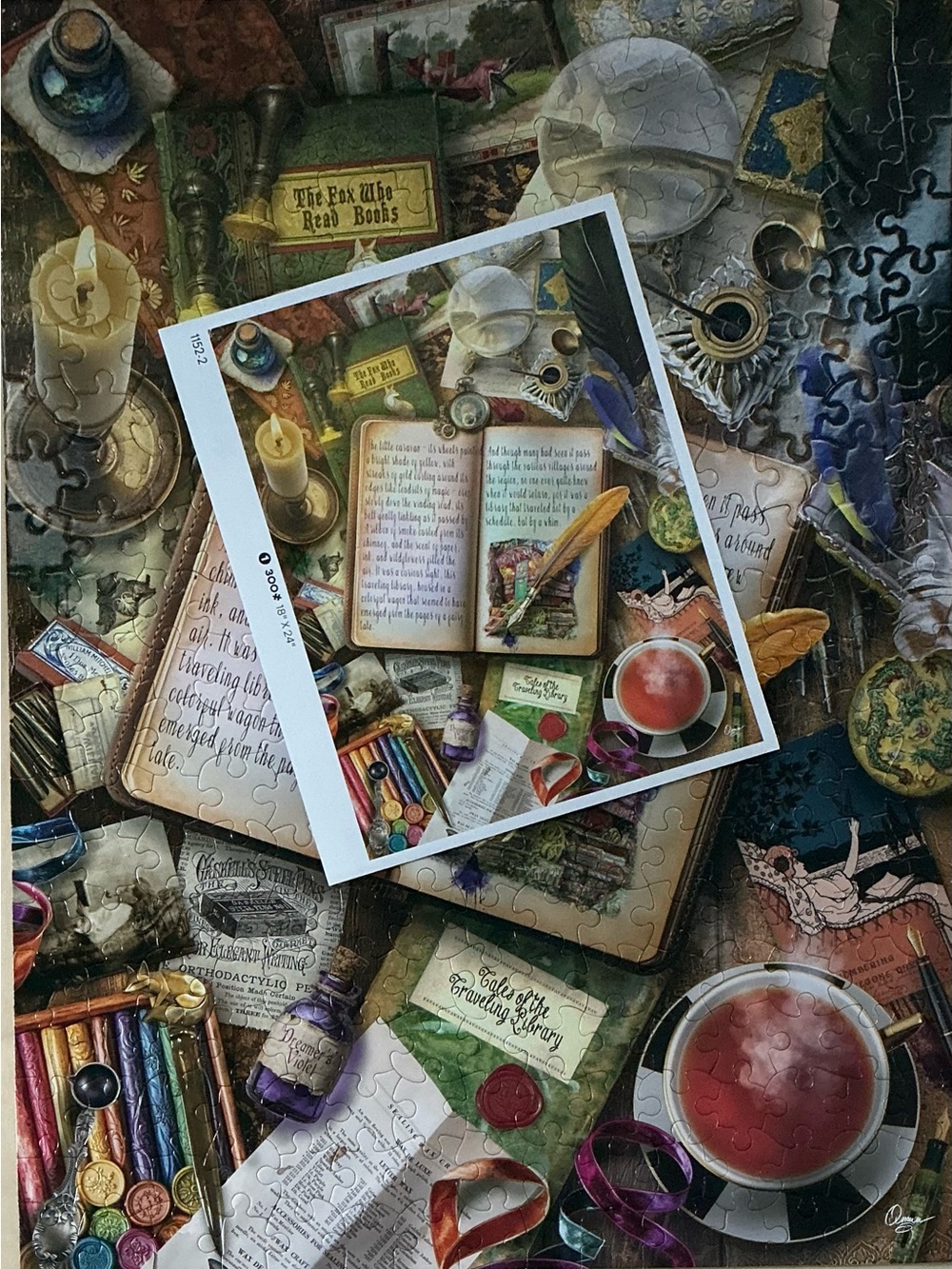 Buffalo Games Aimee Stewart 3 In 1 Multipack “Traveling Library” Jigsaw Puzzles - Picture 4 of 9